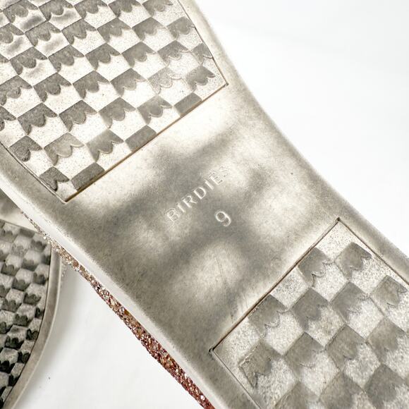 [Birdies] The Swift Ombre Pixie Dust Sparkle Pink Silver Slip On Sneakers Size 9 - Picture 12 of 12